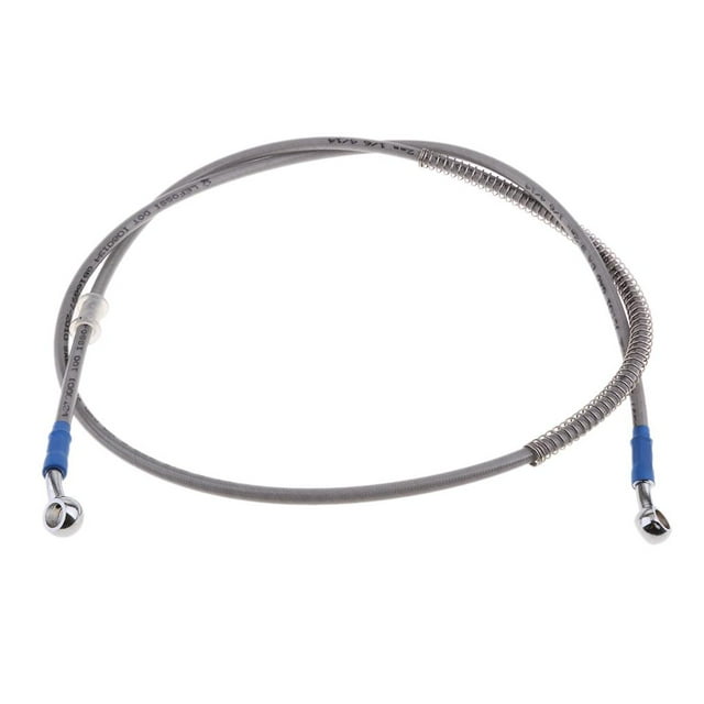 Almencla Durite d'Huile de Frein Moteur 39cm-200cm Banjo Raccord Tressé en Acier Inoxydable 140cm