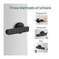 thumbnail image 3 of Tuya Electronic lock Digital Biometric smart fingerprint reader door lock handle Security Password Door knob lock For HomeC001 ,More Secure, 3 of 7