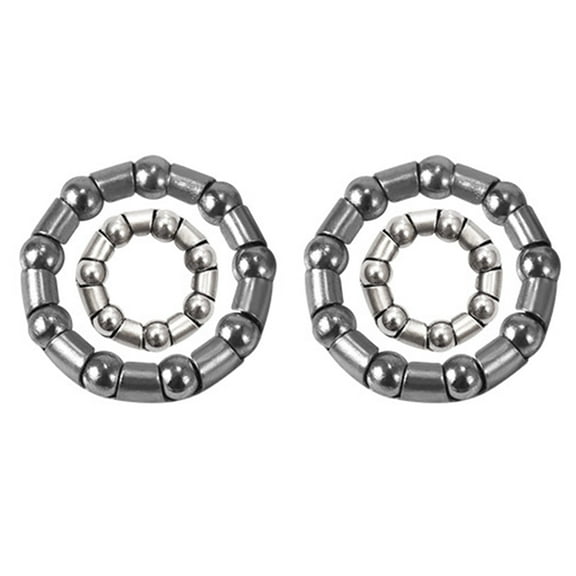 FACEGA 4Pcs Wheel Hub Bearings Bike Accessories Set,Metal Wheel Hub Bearings,Bike Ball Bearings
