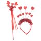 thumbnail image 1 of KAKOWELY 1 juego de diadema de corazón para San Valentín, varita de hada con forma de corazón, tocado para el día de San Valentín para niña, 1 of 5