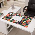 thumbnail image 3 of Long Mouse Pads for Desk,Pioneer Flower Floral Print Pattern Desk Mats on Top Of Desks, Desk Mouse Pad Extra Large with 3mm Non-Slip Base and Stitched Edge for Gaming,Office,Work,Home 31.5"x15.7", 3 of 6