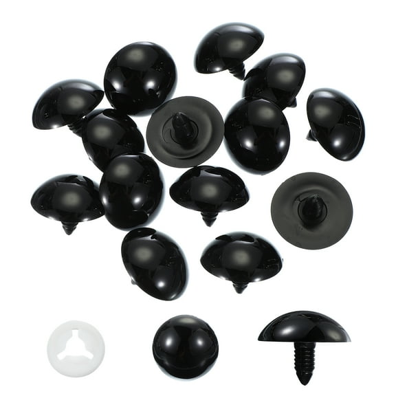 Uxcell 35mm Safety Eyes, 20 Pcs Plastic Craft Eyes with Protective Film
