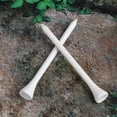 thumbnail image 3 of 80pcs 83mm Wooden Professional Golf Tees System White Striped Digital Scale, 3 of 8