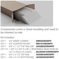 thumbnail image 2 of 104" Height Deluxe Shiplap with a Nickel Gap 8' Length PVC Wainscoting Kit, (for heights up to 105-5/8"), 2 of 6