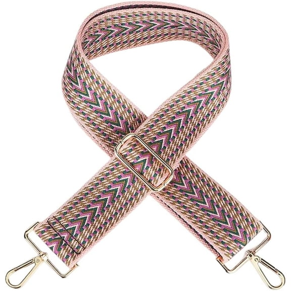 Kukuzhu Womens Purse Strap 1.97" Wide Replacement Crossbody Strap Handbag Guitar Strap Purse Jacquard Shoulder Strap