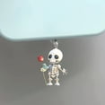 thumbnail image 4 of CQCYD 2Pcs Cool Rose Skull Phone Plug, Aesthetic Phone Dust Plug For Charging Port, Trendy Phone Accessory For Girls, Cute Phone Decor For iPhone Android, 4 of 9