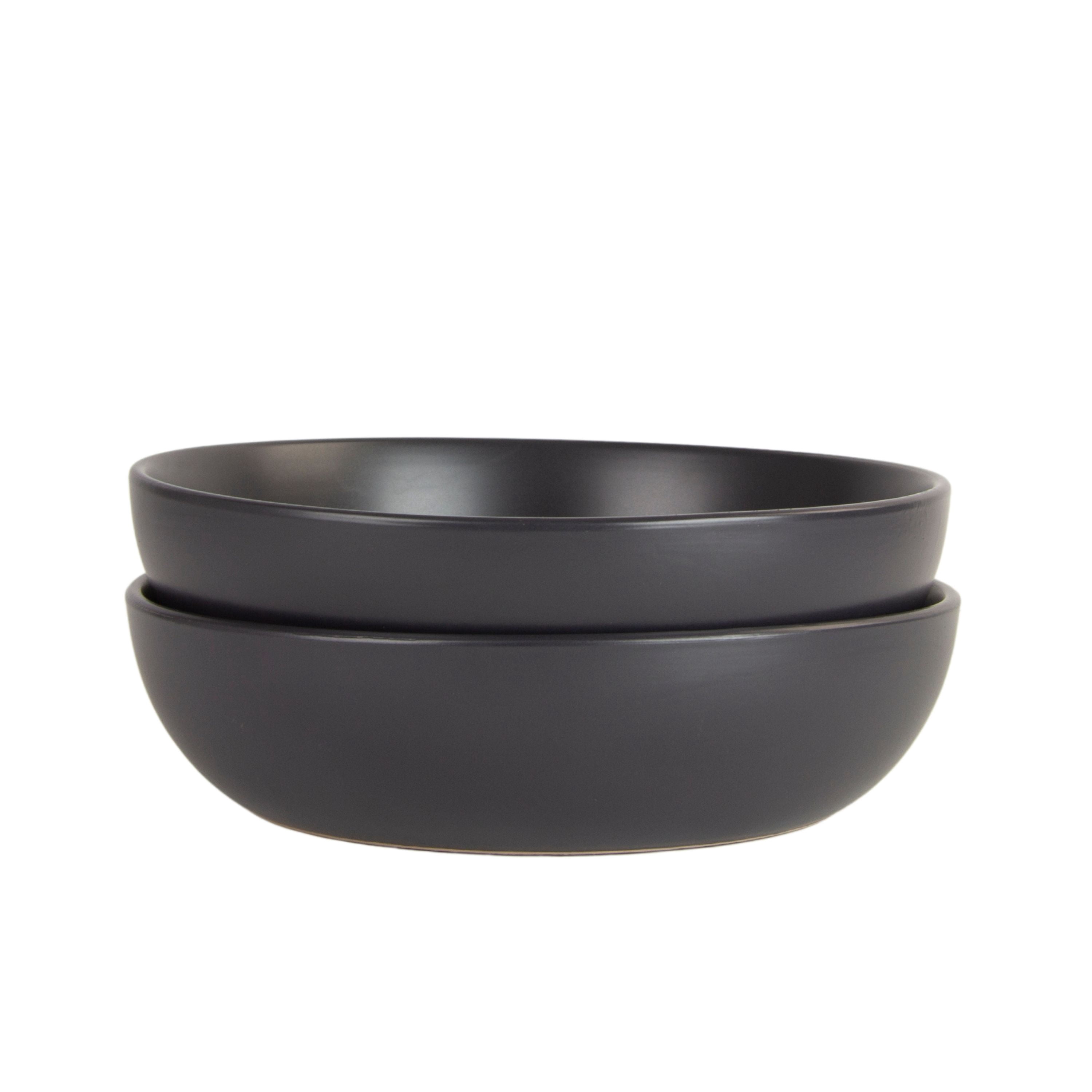 10 Strawberry Street Wazee Matte Coupe Oversized Dinner Bowl, Set of 2