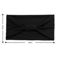 thumbnail image 3 of Visland Lady Headband Solid Color Wide High Elasticity Sweat Absorption Head Wrap for Sports, 3 of 7