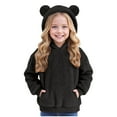 thumbnail image 6 of Cute Hoodies for Girls 10-12 Girl's Cute Bear Ear Drop Shoulder Hoodie Sweatshirts Long Sleeve Pullover Tops, 6 of 6