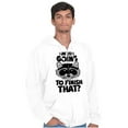 thumbnail image 5 of Cute Raccoon You Going to Finish That Zip Up Hoodie Men's Women's Brisco Brands X, 5 of 6