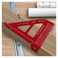 thumbnail image 4 of 3D Multi-Angle Woodworking Square Protractor, Aluminum Alloy Miter Triangle Ruler T-Type Scriber, 4 of 7