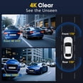 thumbnail image 2 of Dash Cam Befumly 4K, 2 canales, frontal y trasera, WiFi, GPS, visión nocturna, 2 of 9