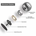 thumbnail image 3 of Bewildely Spinning Toy Home Desktop Aluminio Giroscopio Ball Party Desmontable Rotating Toy, Grey, 38x34mm Type3 NO3 Bewildely FN000161-04, 3 of 6
