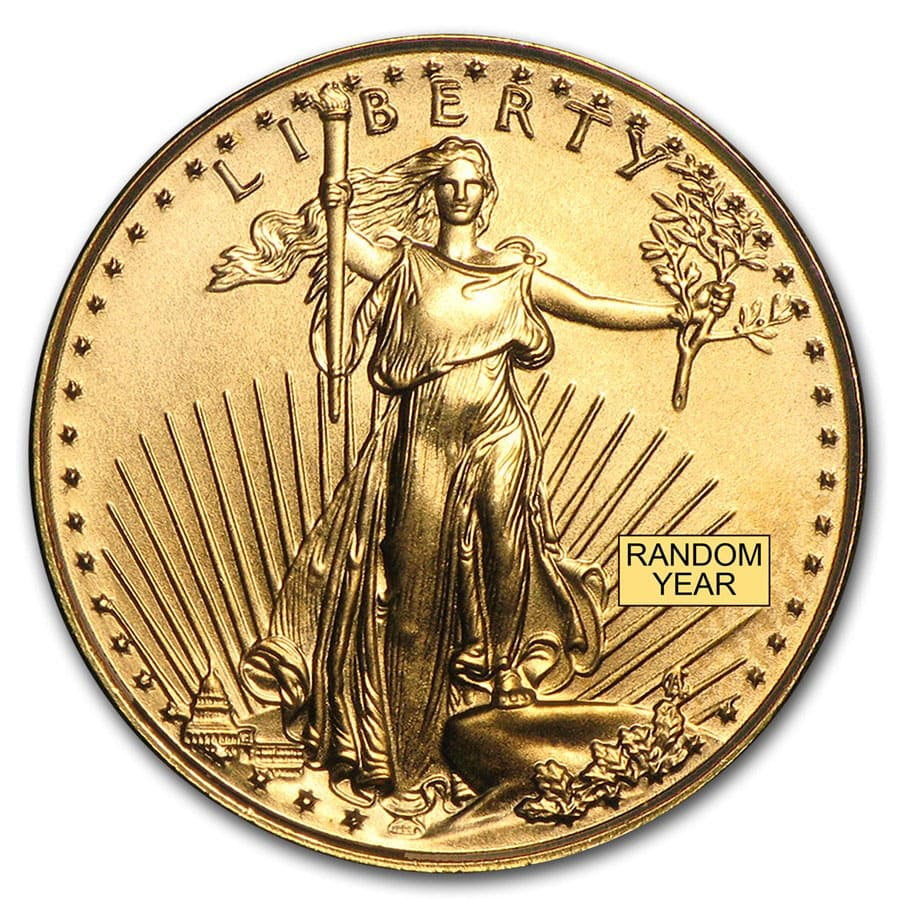2020-W $5 Proof American Gold Eagle Box OGP & COA NO COINS 