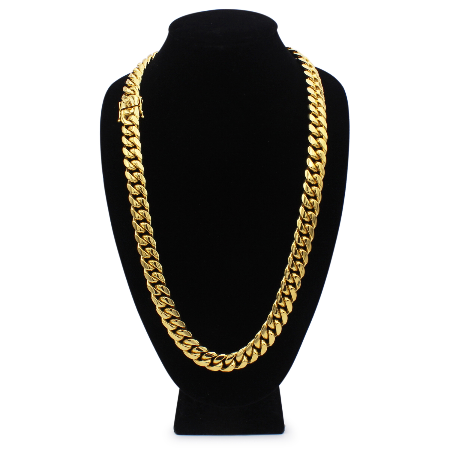 Cuban Link Necklace 18k Gold Plated 