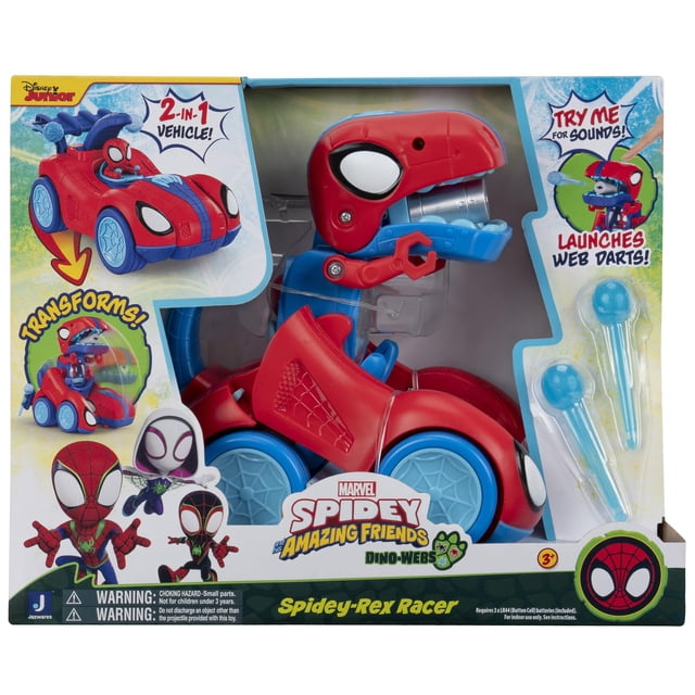 Toy MARVEL Spidey y sus increíbles amigos Spidey-Rex Racer