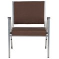 thumbnail image 4 of 34" Brown Antimicrobial Fabric Bariatric Medical Reception Arm Chair, 4 of 4