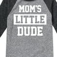 thumbnail image 3 of Instant Message - Little Dude - Toddler & Youth Raglan Graphic T-Shirt, 3 of 6