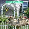 thumbnail image 5 of TSV Bird Bath Solar Fountain Pump, Outdoor Solar Water Pump with 5 Nozzles for Pond, Fish Tank, Aquarium, 1.5W, 5 of 5