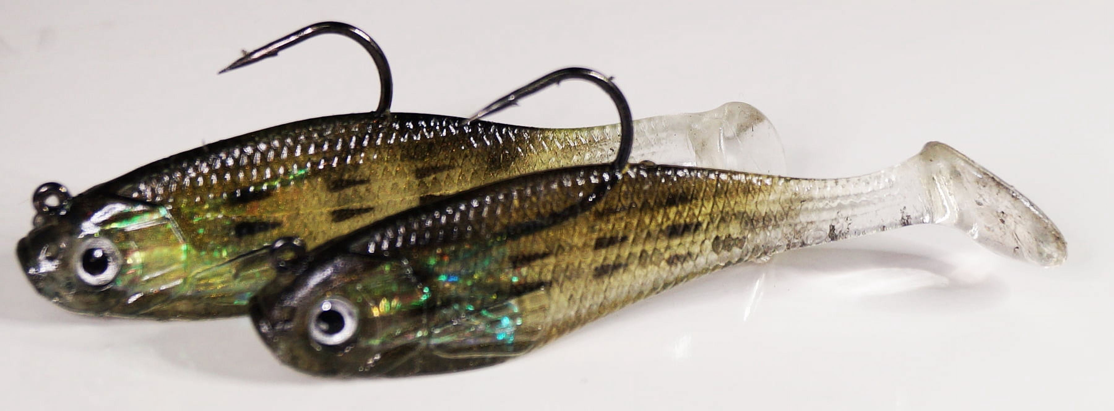 Crème 3" Spoiler Shad Swim Bait Lure, Bunker