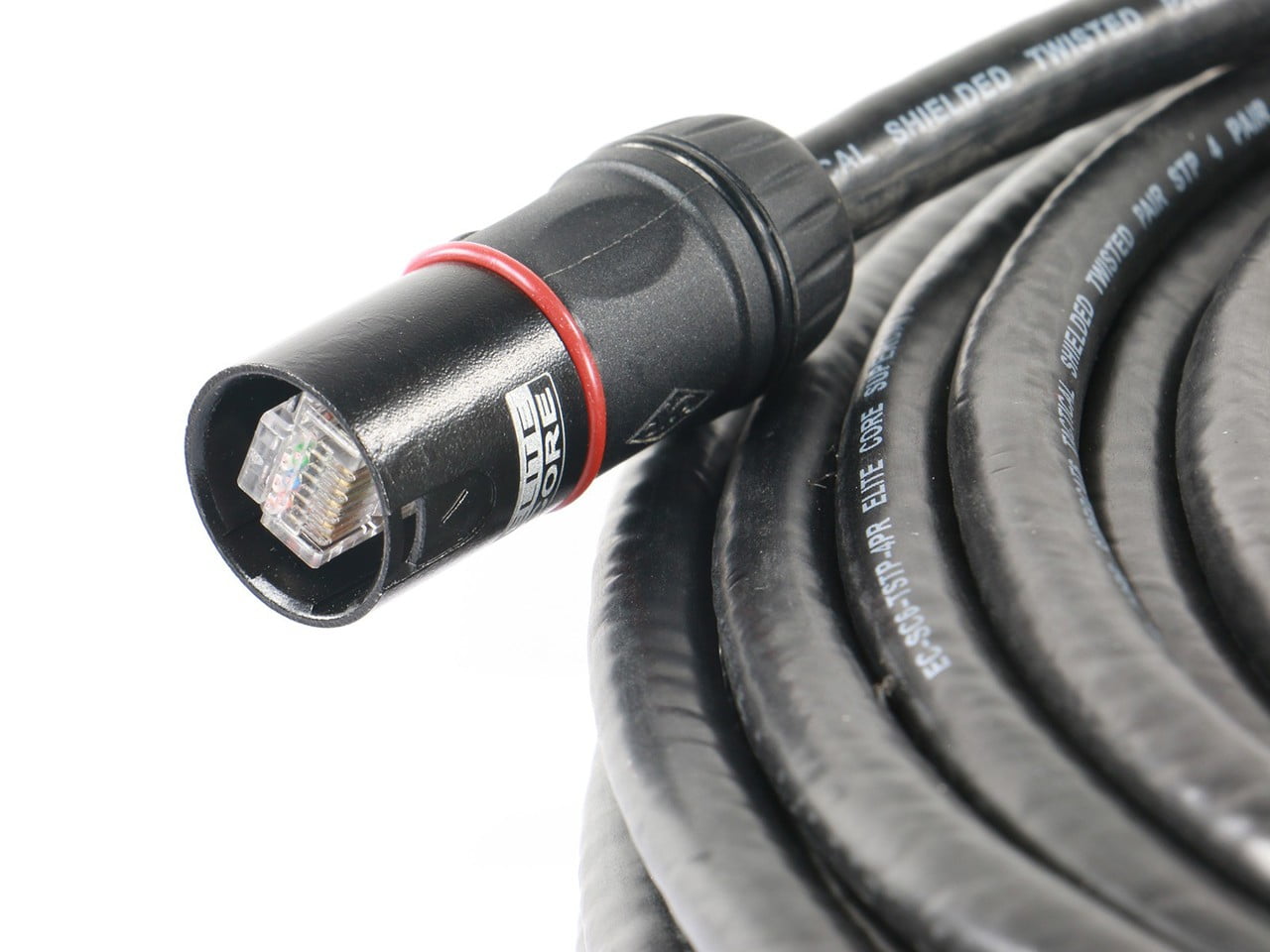 Elite Core Rugged Shielded Tactical CAT6 Cable, 250' 
