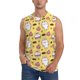 thumbnail image 1 of Balery Rabbit Hunger Camisetas sin mangas para hombre, absorbe la humedad y protege contra el mal olor.-X-Large, 1 of 7