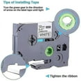 thumbnail image 4 of 5-pack Label Maker Tape For Brother Tze-231 -231 Laminated P-press Label Maker Tape, For Model Pt D, 4 of 5