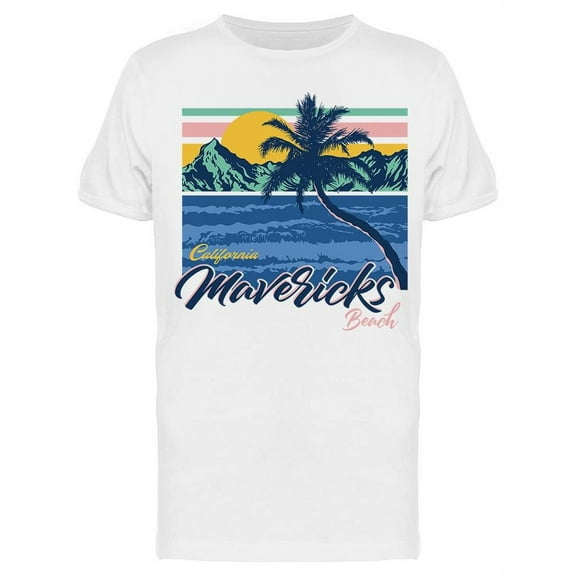 California Mavericks Beach T-Shirt Men -Image by Shutterstock, Male x-Large