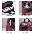 thumbnail image 3 of Fuzoiu Romantic Heart Guitar Print Lightweight Daypack,Weekender Bag for Men and Women, Travel Backpack with Padded Straps for School, Travel & Work, 3 of 7