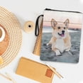thumbnail image 3 of Xoenoiee Corgi Dog Print Book Sleeve with Zipper, Washable Covers for Paperback, Carrier Book Sox for Hardcover Books Reusable Protective Covers for Textbooks, 3 of 6