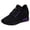 Purple, variant on NOKIO Women's We𝖽ge Sneakers Platform Hidden Walking Shoes Versatile 𝖫a𝖼e Up Athlet𝗂c Shoes Lightweight High Top Sport Shoes Fashion Breathable Trainers Shoes