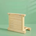 thumbnail image 5 of Bird Mirror Wooden Hanging Swing Interactive Play Toys for Small Parrot Budgies Macaw African Grey Parakeet Cockatiel Conure, 5 of 6