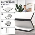 thumbnail image 6 of YRLLENSDAN 4 inch Foldable Mattress CertiPUR-US Certified Memory Foam Mattress Tri Fold Portable Mattress Topper Suitable for RV Travel Camping Guest, Queen, 6 of 7