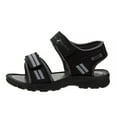 thumbnail image 2 of Beverly Hills Polo Club Hook And Loop Boys Open Toe Kids Sport Sandals, Black, 12, 2 of 5