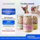 thumbnail image 1 of Pet snacks canned freeze-dried chicken, duck, beef, three texts cod quail eggs, yellow eggs, cats and dogs freeze-dried. ShopWise Round, 1 of 6