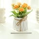 thumbnail image 2 of Inteprter Flores artificiales con jarrón Flor de seda Plantas falsas en maceta Decoración de bonsái realista Tipo de decoración de oficina Type2 NO2, 2 of 6
