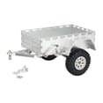 thumbnail image 1 of kokiya RC Crawler Trailer Aluminum Alloy Premium Professional Upgrade DIY Modified with Silver, 1 of 9