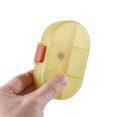 thumbnail image 5 of Unique Bargains 1 Pc 8 Grids Flip Up Double Layer Pill Case Lightweight for Travel Clear Yellow, 5 of 6