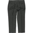 thumbnail image 2 of Tallia - Pantalones de vestir de lana para hombre, color gris, 36 W x 34 L, 2 of 2