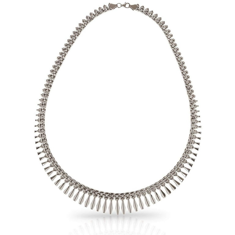 Cleopatra Necklace in Black/Silver Cleopatra Necklace in Black/Silver
