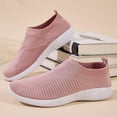 thumbnail image 5 of Women's Walking Shoes - Tennis Athletic Casual Gym Slip-On Lightweight Sneakers, 5 of 11