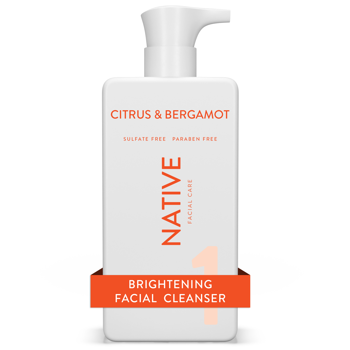 Native Brightening Face Wash, for All Skin Types, Sule Free & Paraben Free, 12 oz