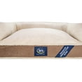 thumbnail image 6 of SertaPedic Memory Foam Mini Couch Dog Bed in Brown, Small, 6 of 8