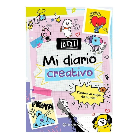 BT21. Mi diarioCreativo Planeta Infantil Line Friends Inc.