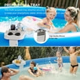 thumbnail image 6 of Hot Tub Table Tray, Bathtub Accessories, Nonslip Caddy Holds 2 Drinks, Keep Snacks & Drinks Handy and Dry, Fits for Outdoor Inflatable Spa/Pool/Hot Tub Wall, 6 of 7