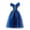 A252 Blue, variant on Kids Girls Halloween Gothic Dress Maxi Tulle Tutu V Neck Ruffle Sleeve Tween Party Dresses Vampire Evil Queen Cosplay Costume Carnival Festival Performance Outfit
