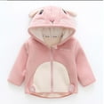 thumbnail image 2 of Winter Toddler Boys and Girls Warm Jackets Clothing With Fleece Jackets Boys' And Girls' Clothing With Thickened Fleece Baby's Treasure Wearing A Jacket, 2 of 9