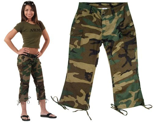 Rothco Womens Woodland Camo Capri Pants, 11-12 | Walmart Canada