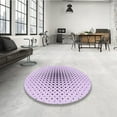 thumbnail image 4 of Ahgly Company Machine Washable Indoor Rectangle Transitional Rich Lilac Purple Area Rugs, 2' x 3', 4 of 7
