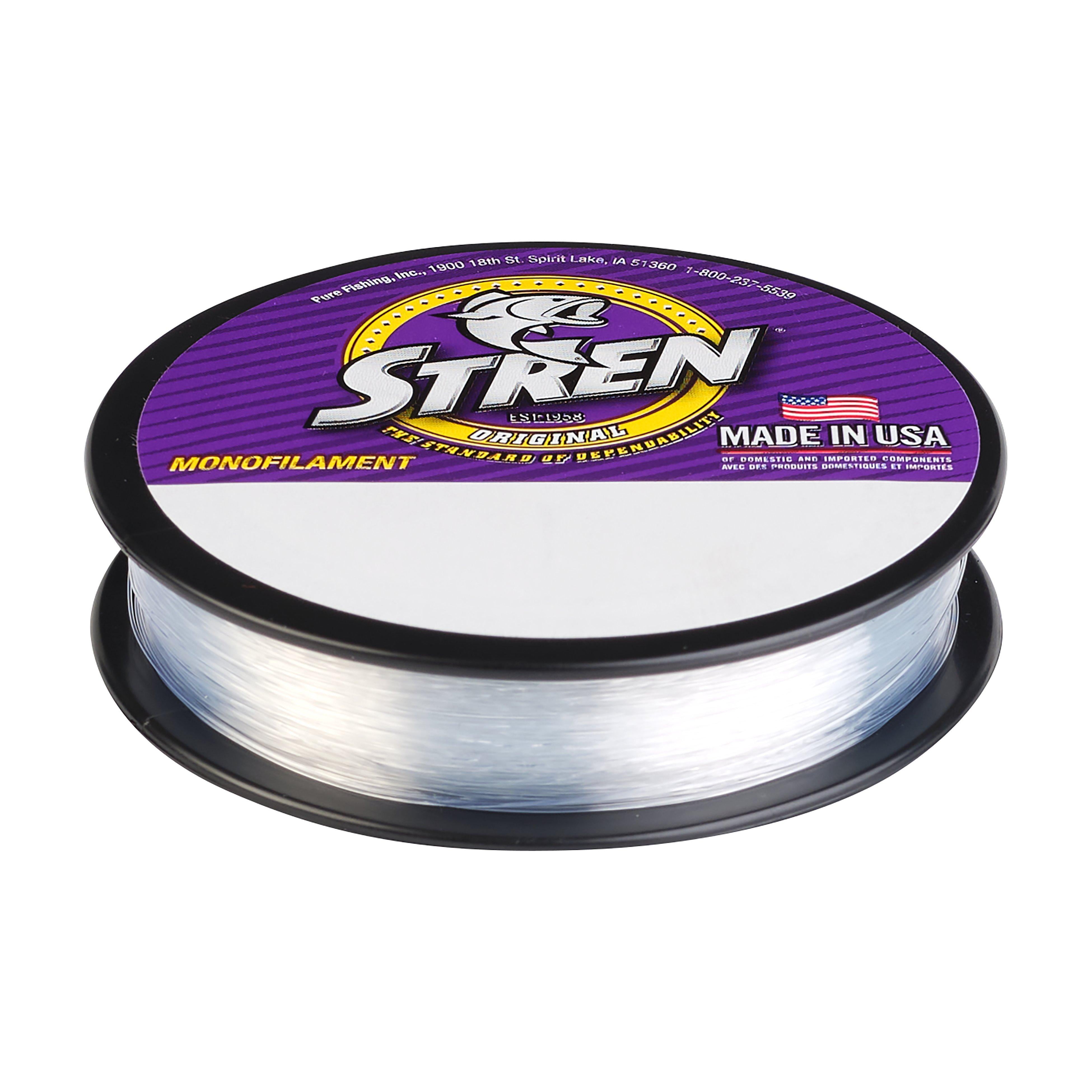 Stren Original® Monofilament Fishing Line, Clear/Blue Fluorescent, 6 lb Test Strength, 100 yd